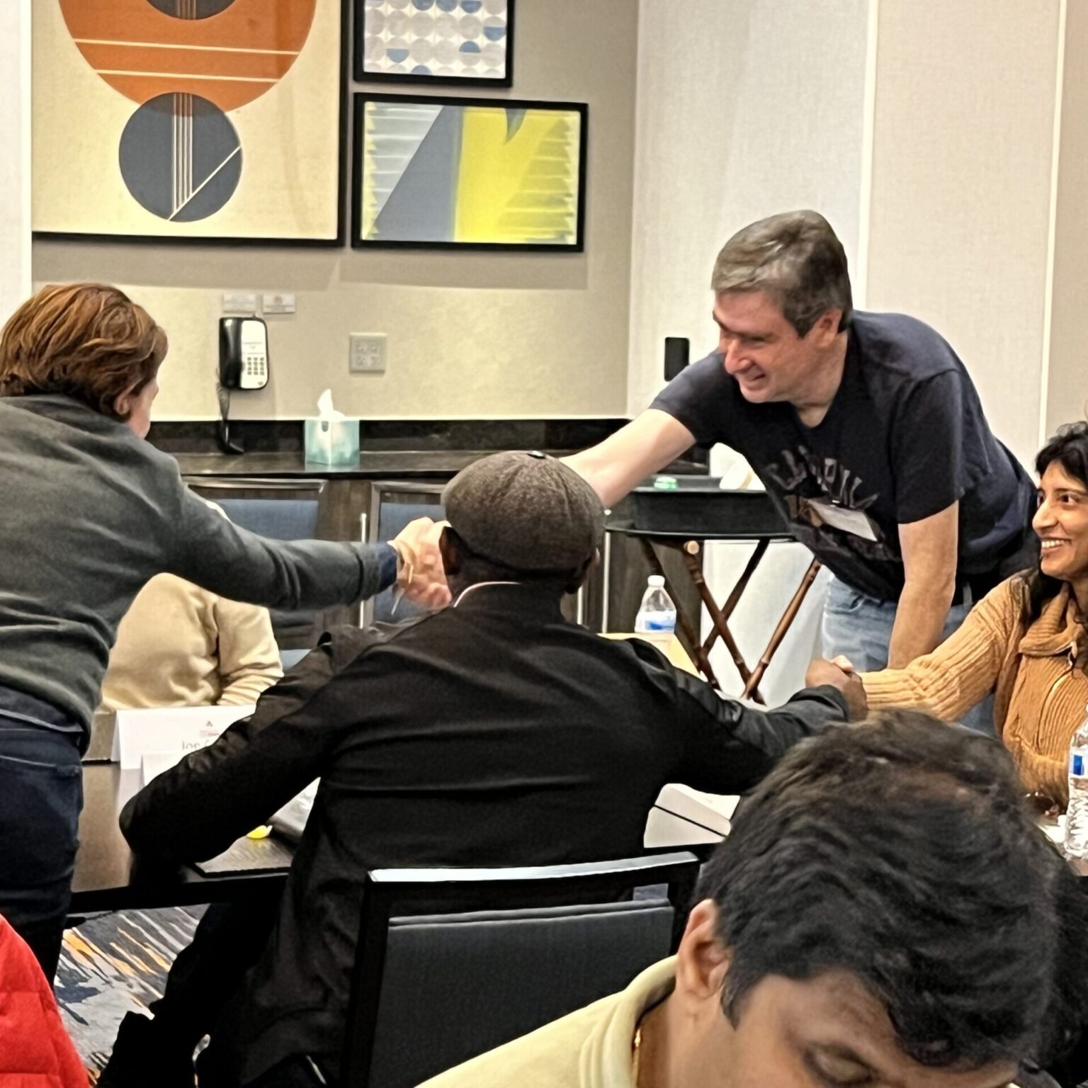 Engaged Professional Program students meeting in Silicon Valley.